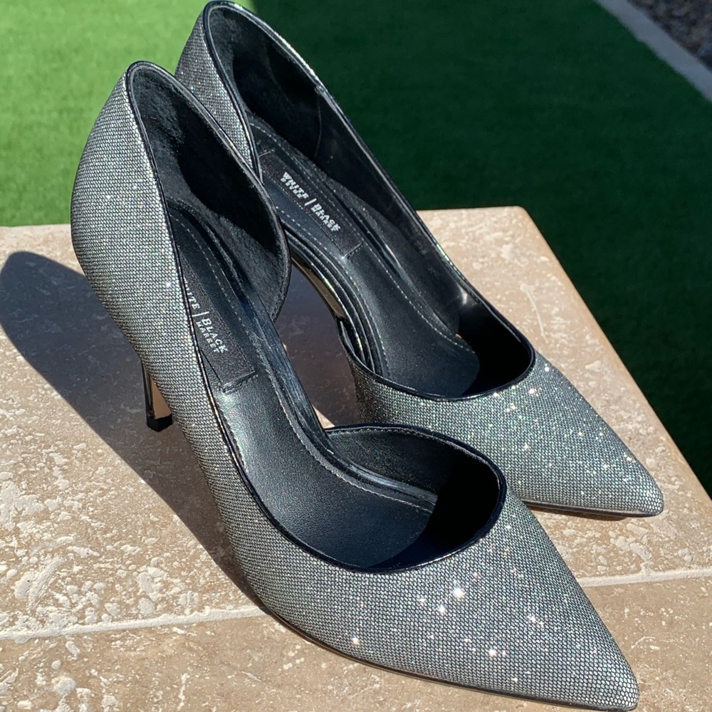 Silver dress heels